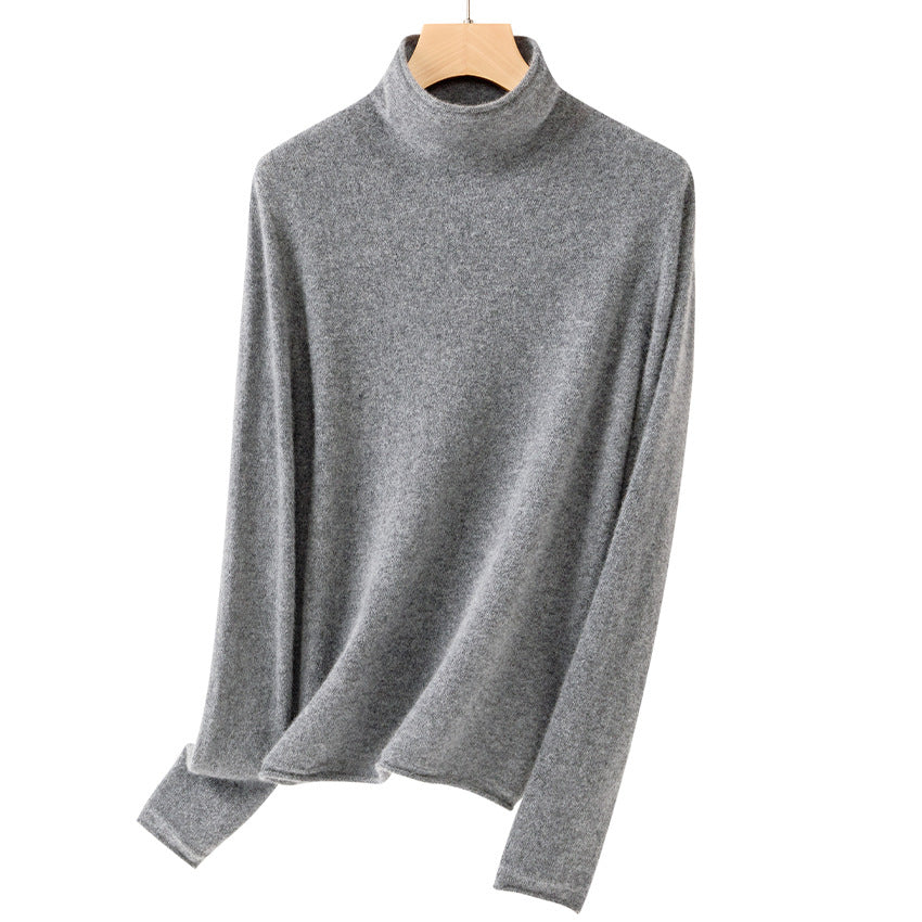 Damen Feiner Rollkragenpullover aus ultraleichtem Feinstrick mit schlanker Silhouette Drune