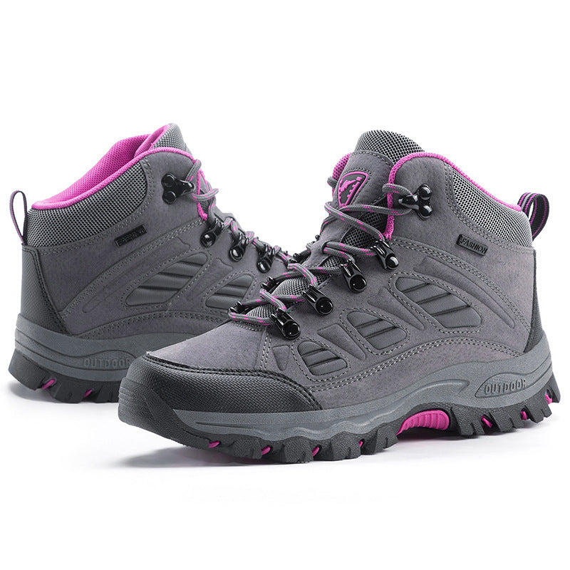 Damen langlebige Wanderschuhe mit hochgriffiger Sohle Drune