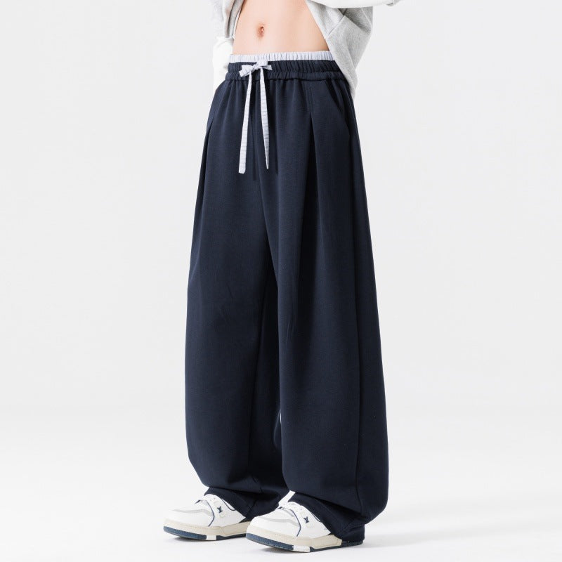 Damen Extrabreite Lounge-Sweathose mit Tunnelzug, Ballonbeinen & eingearbeiteten Seitentaschen Drune