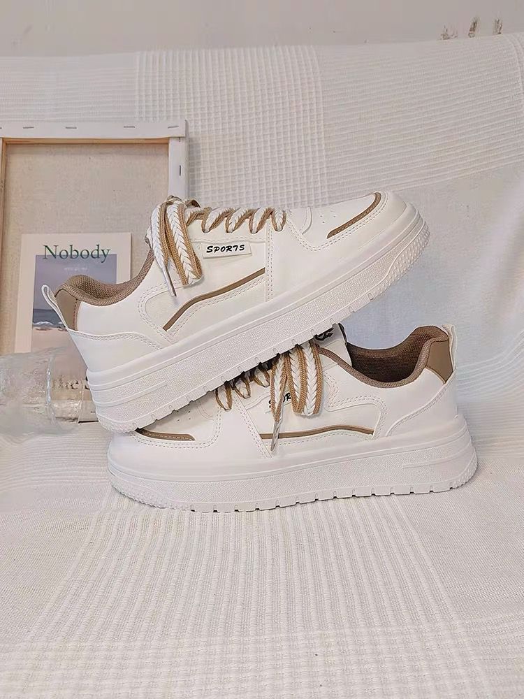 Damen Sportliche Sneakers mit modischer Plateau-Sohle und dämpfendem Komfort Drune
