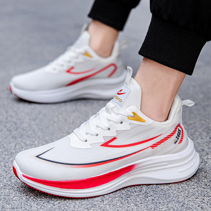 Herren Hochdämpfende Laufschuhe mit atmungsaktivem Obermaterial und flexiblem Design Drune