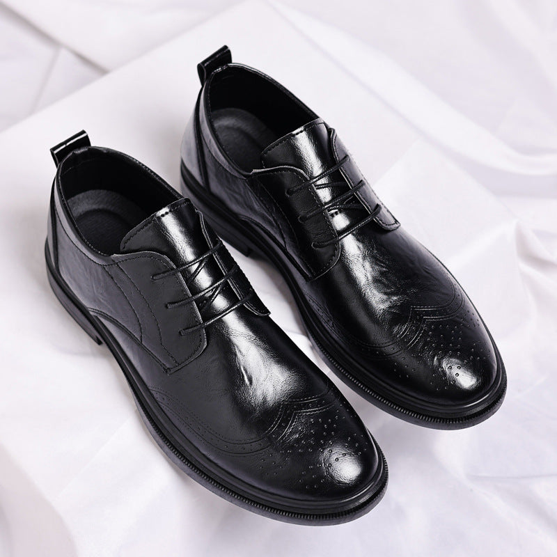 Herren elegante Leder Dress Schuhe Drune