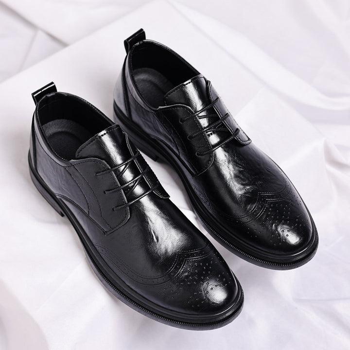 Herren elegante Leder Dress Schuhe Drune