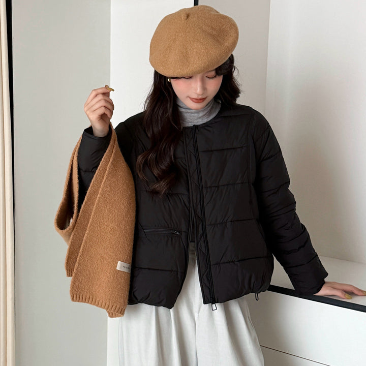 Damen Wärmende Steppjacke mit modischem Schnitt und Taschen Drune