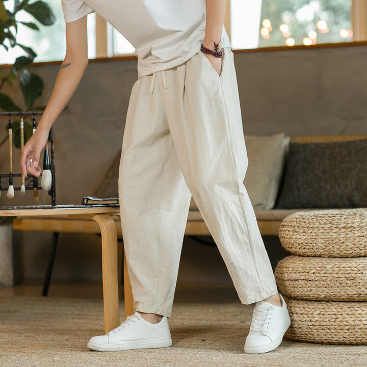 Drune | Bequeme Männerhose Mit Kordelzug