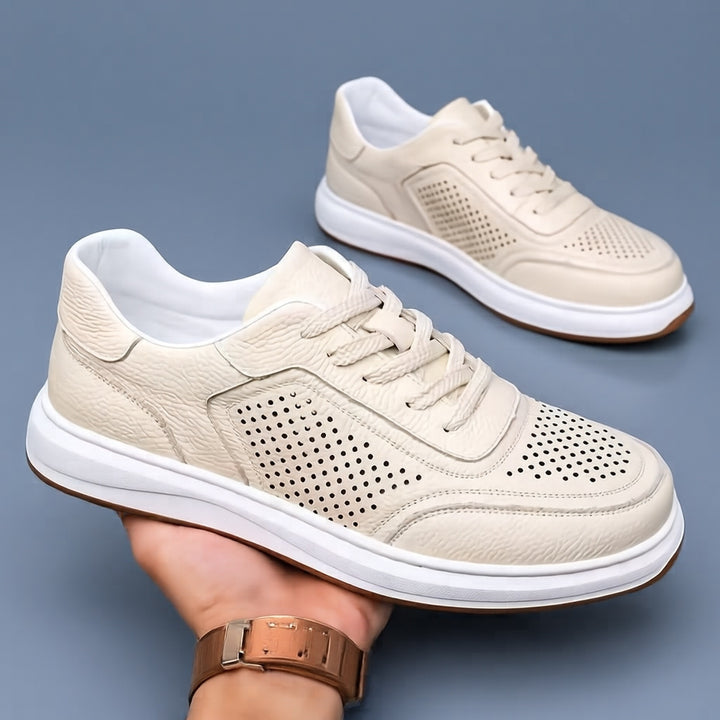 Herren Elegante und bequeme Leder Sneakers Drune