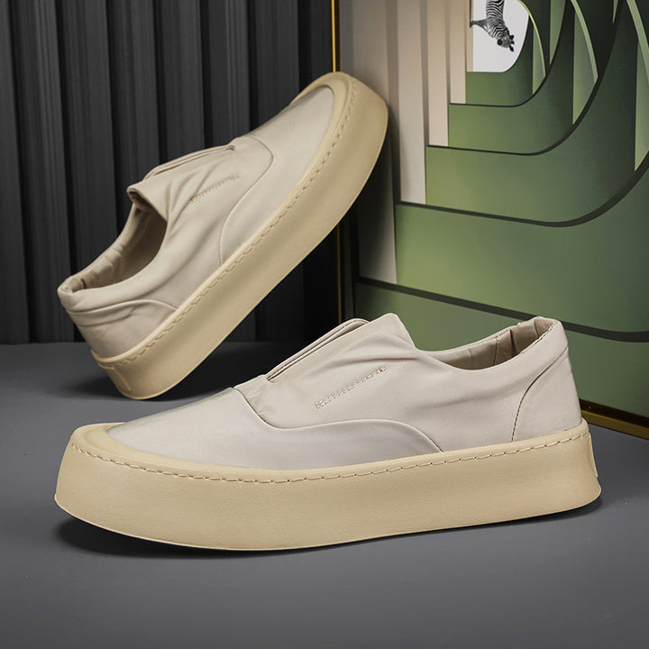 Damen Plateauslipper-Sneaker mit elastischer Schlupfpassform und dicker Gummi-Plateausohle Drune
