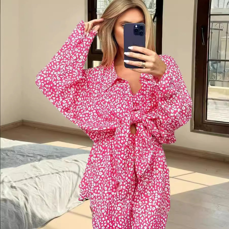 Damen Blusenkleid mit schickem Auschnitt Drune