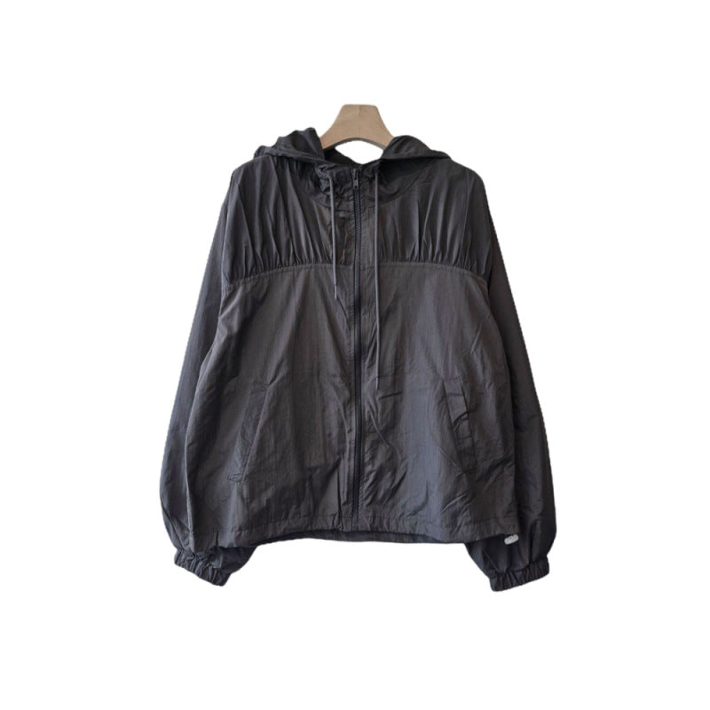 Damen leichte Übergangsjacke mit elastischen Bündchen Drune