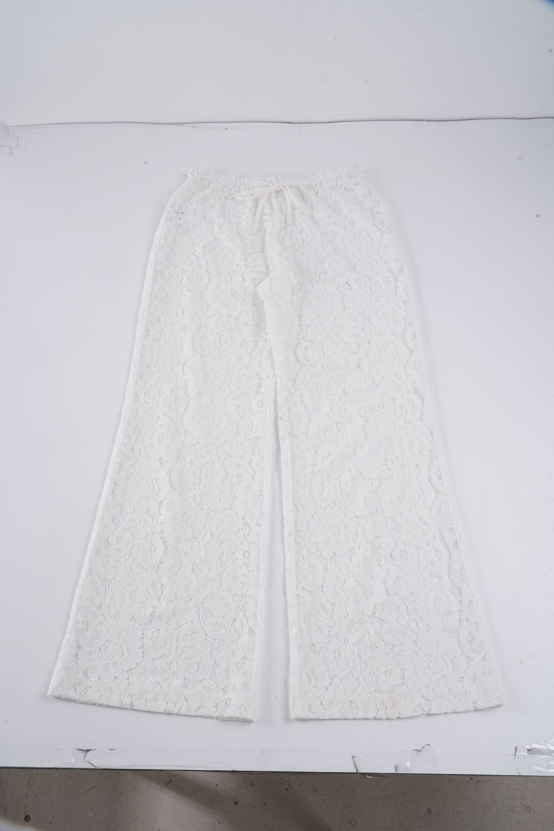 Damen elegante Spitzenhose Drune