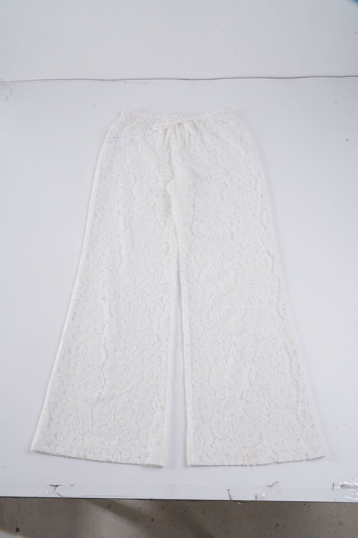Damen elegante Spitzenhose Drune