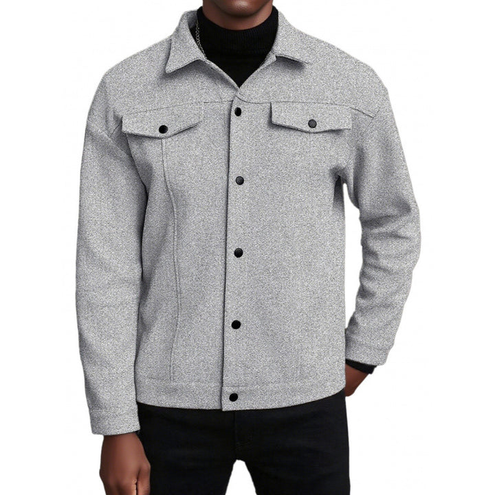 Herren weiche und modische Overshirtjacke Drune