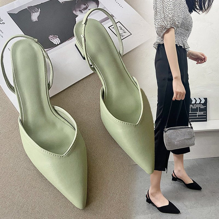Damen Slingback Pumps mit modernem Design und elegantem Mittelabsatz Drune
