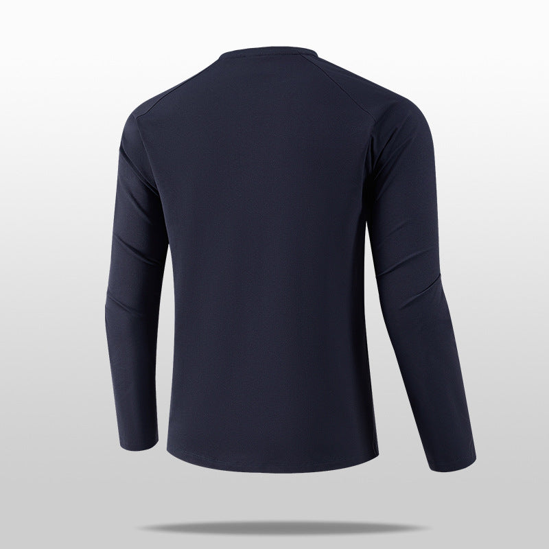 Herren Leichtes Langarm-T-Shirt mit praktischer Brusttasche Drune