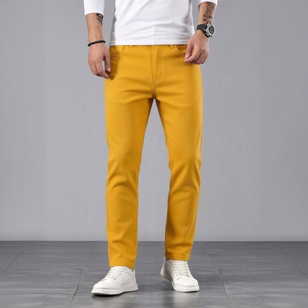 Herren Bequeme und stylische Chino-Hosen Drune