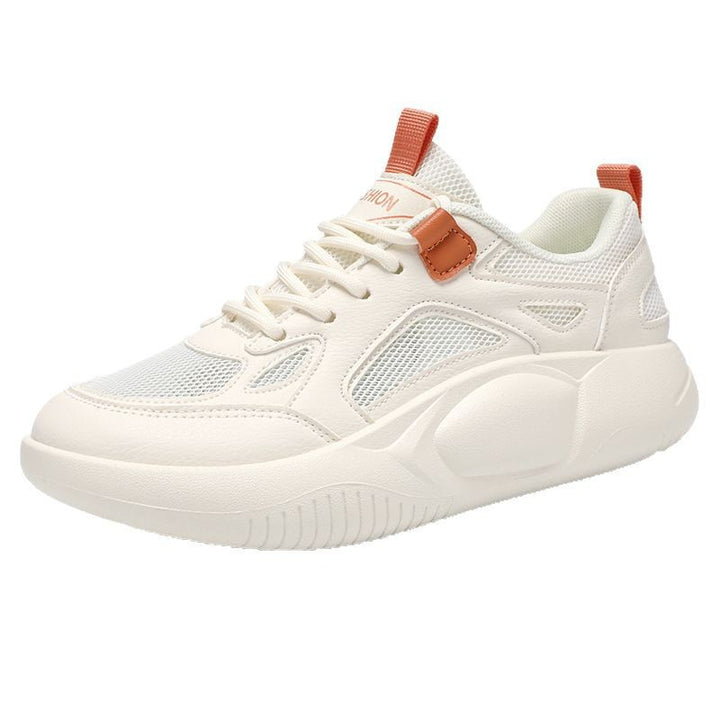 Damen sportive Plateausneaker mit luftdurchlässigem Netzgewebe und dämpfender ergonomischer Sohle Drune