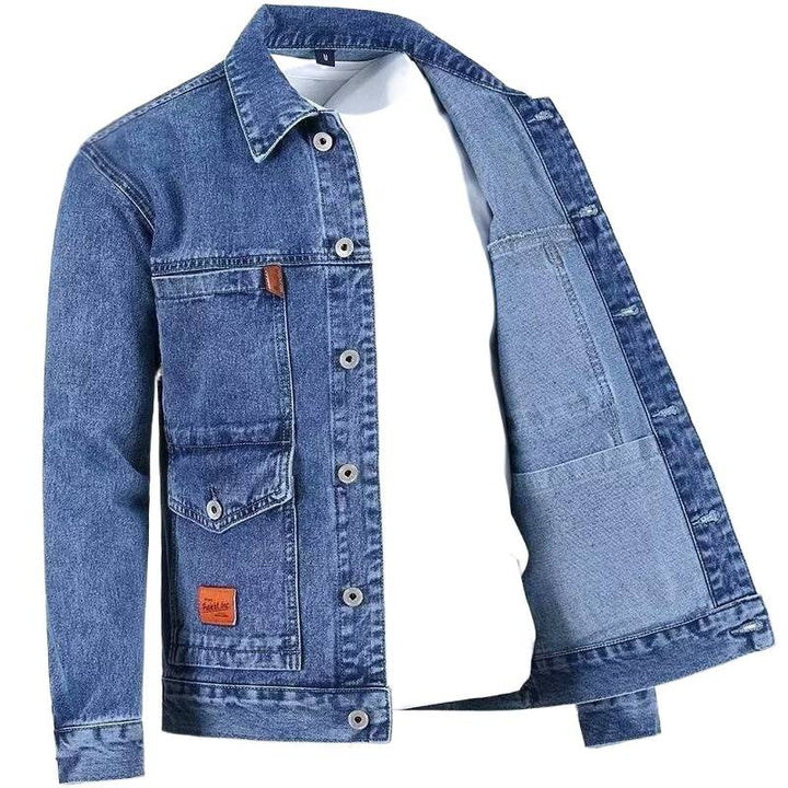 Herren Stilvolle Denimjacke Drune