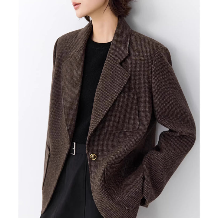 Damen Elegante oversized Jacke mit strukturiertem Design Drune