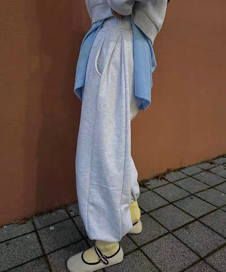 Damen bequeme und stylische Weit-Hosen Drune
