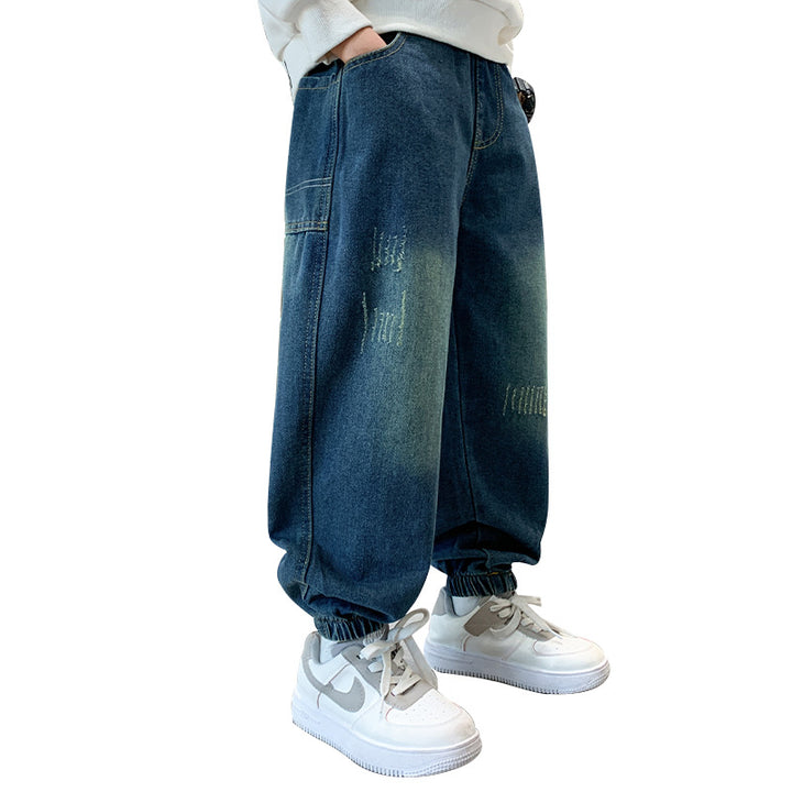 Unisex lässige Sweatpants mit elastischem Bund und tiefen Taschen Drune