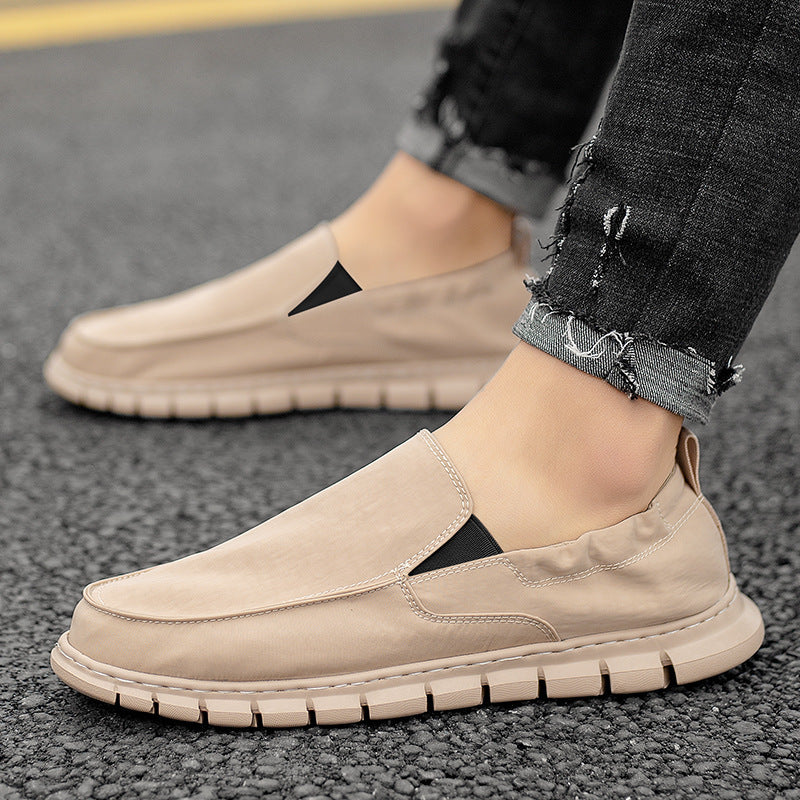 Herren Slipper-Sneaker im Mokassin-Stil mit elastischem Einstieg und segmentierter Komfortsohle Drune