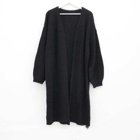 Damen Grobstrick Cardigan mit offenem Schnitt Drune