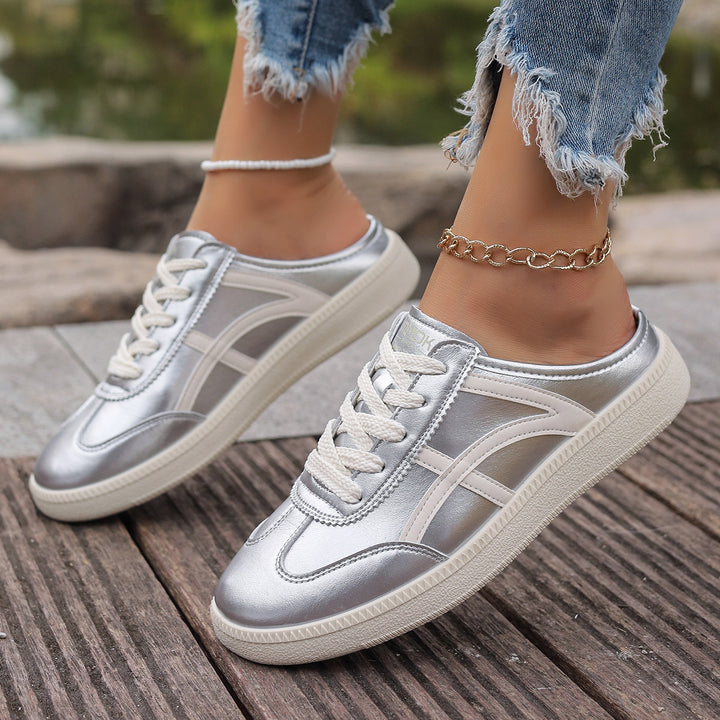 Damen Slip-On Sneaker mit offener Ferse und gepolstertem Komfortfußbett Drune