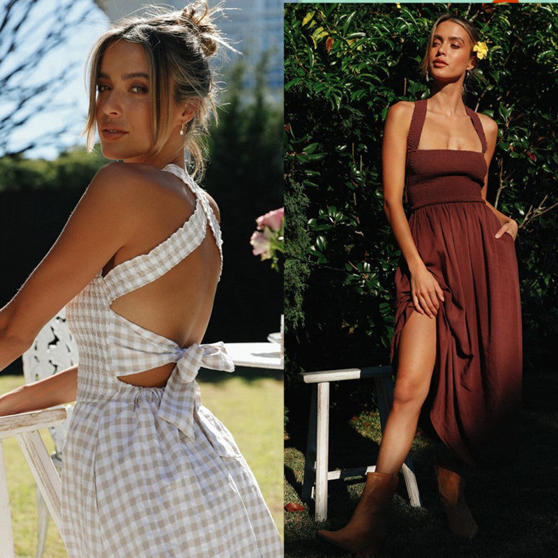 Damen Maxikleid im boho Stil Drune