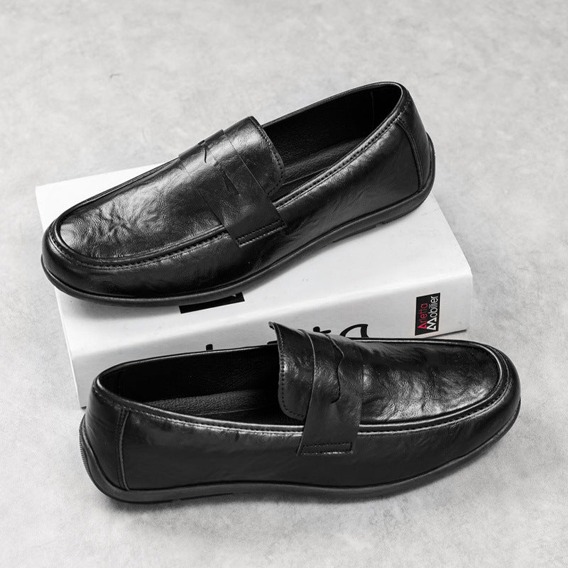 Herren Elegante Mokassins mit feinen Detailnähte Drune