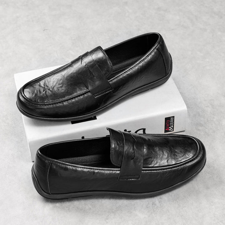 Herren Elegante Mokassins mit feinen Detailnähte Drune