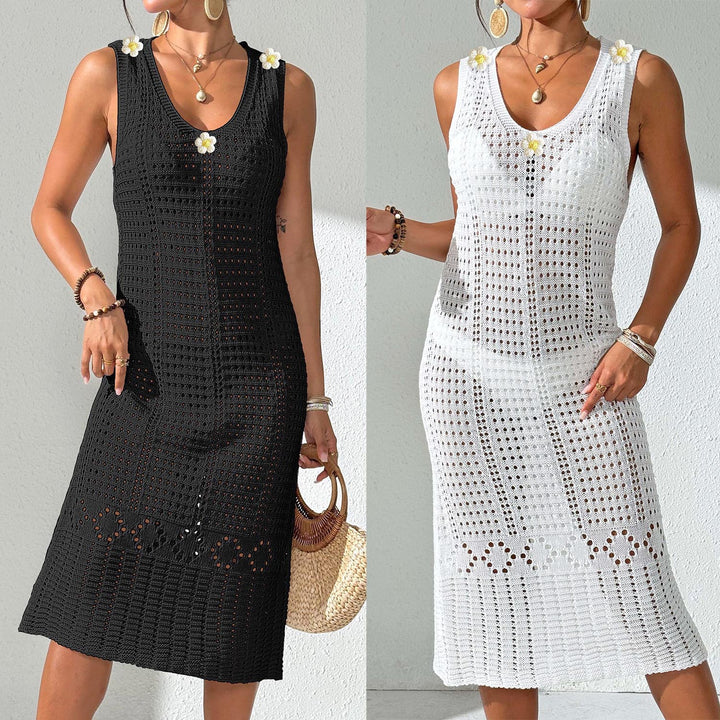 Damen gehäkeltes Freizeitkleid Drune