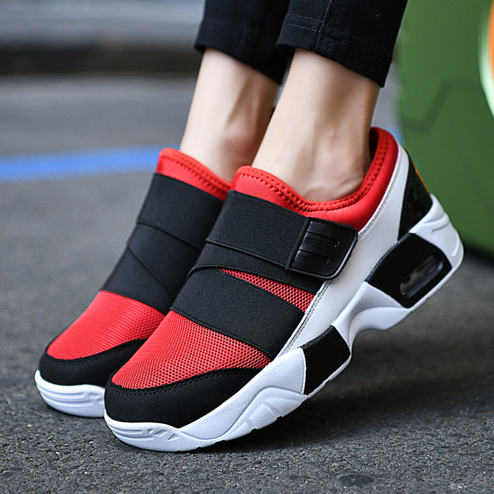 Damen nan Schlupfsneaker mit breitem Elastikriemen, atmungsaktivem Mesh und geformter Dämpfungsohle Drune