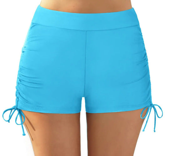 Damen Figurschmeichelnde Badeshorts mit Raffung und Seitenschnürung Drune