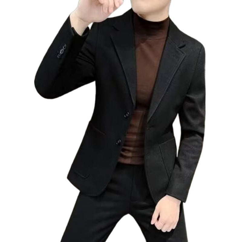 Herren Eleganter Blazer mit schmalem Schnitt Drune