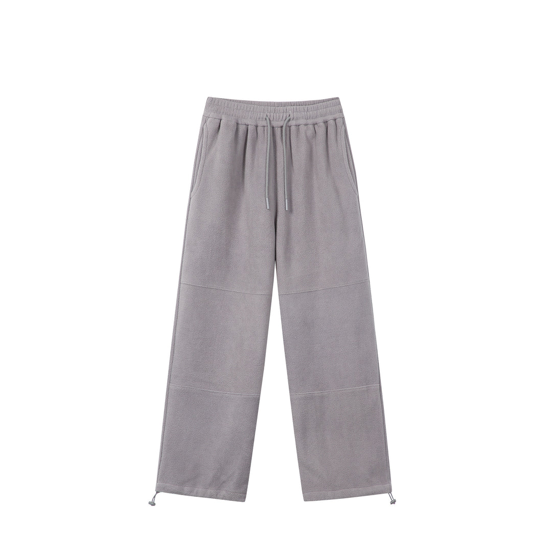 Damen Weite Fleece-Jogginghose mit Tunnelzugbund, Eingrifftaschen und verstellbarem Saum Drune