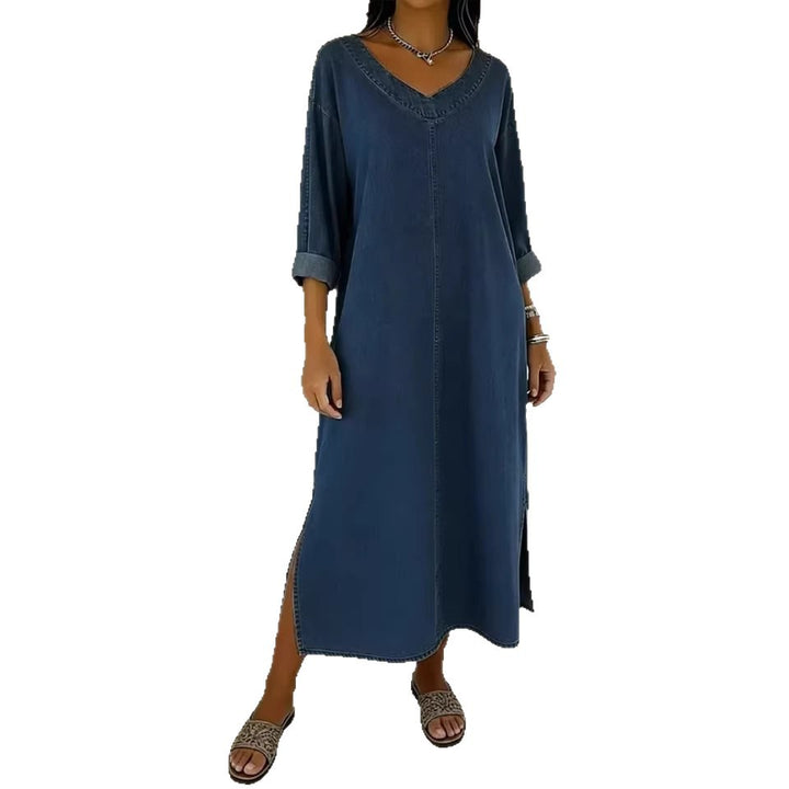 Damen Lässiges und stilvolles Maxikleid Drune
