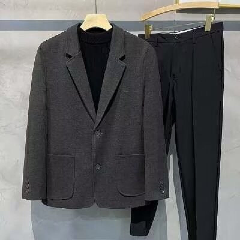 Damen Elegante Blazerjacke mit Taschen Drune