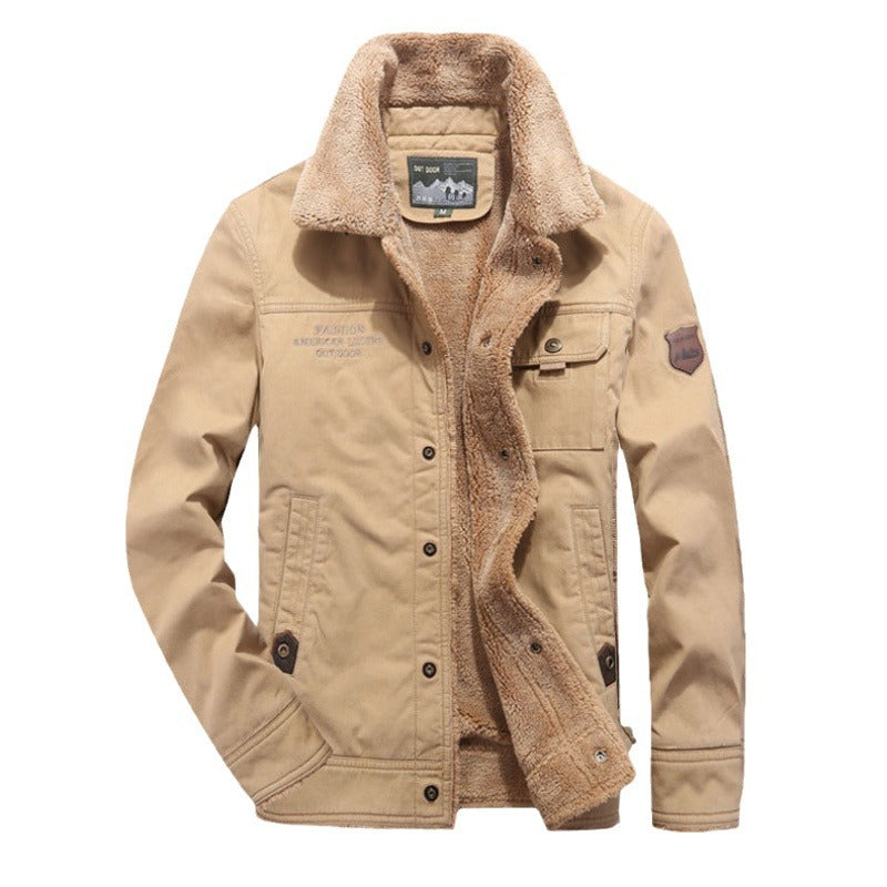 Herren Robuste Outdoor-Jacke mit Fleece-Innenfutter Drune