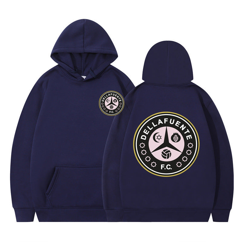 Damen Kapuzenpullover mit markantem Logo und weichem Fleece Drune