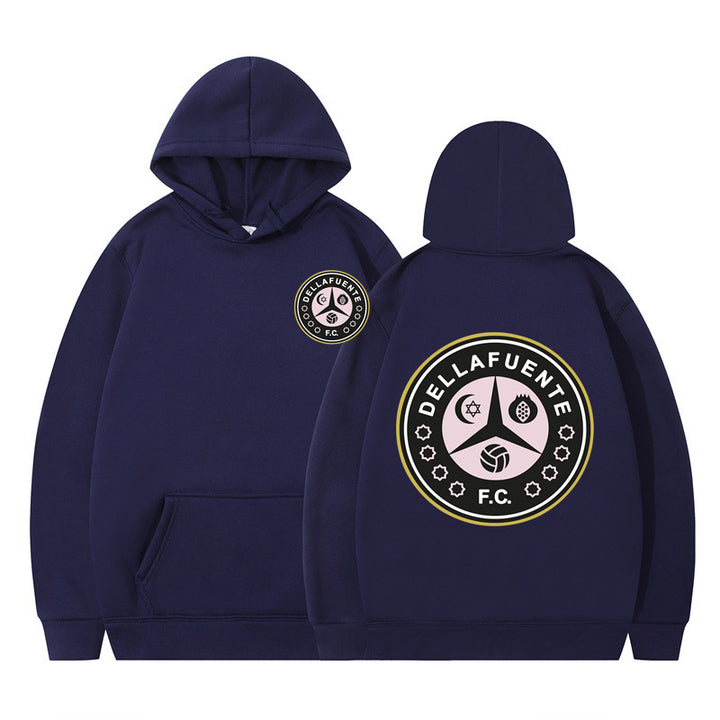 Damen Kapuzenpullover mit markantem Logo und weichem Fleece Drune