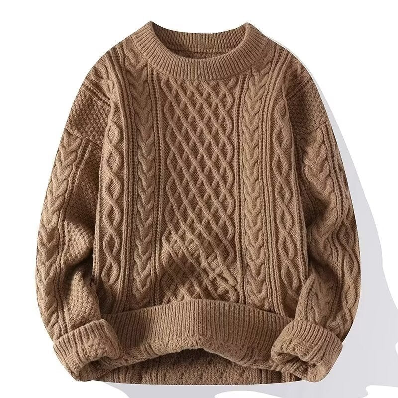 Damen Grobstrickpullover mit Zopfmuster Drune 1787964300