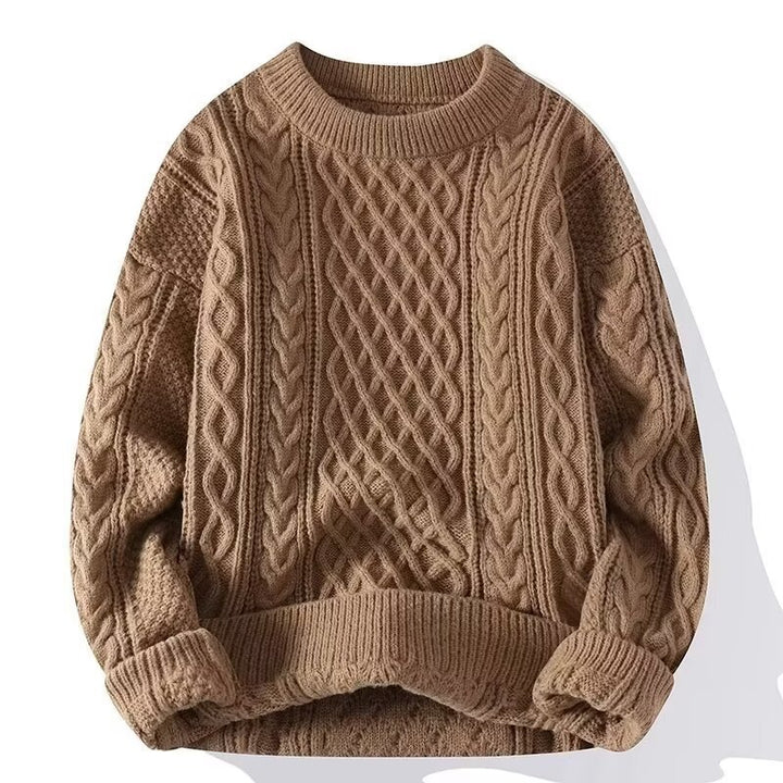 Damen Grobstrickpullover mit Zopfmuster Drune 1787964300