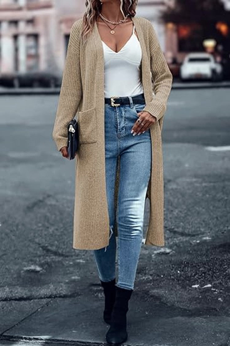 Damen Langstrickjacke Drune