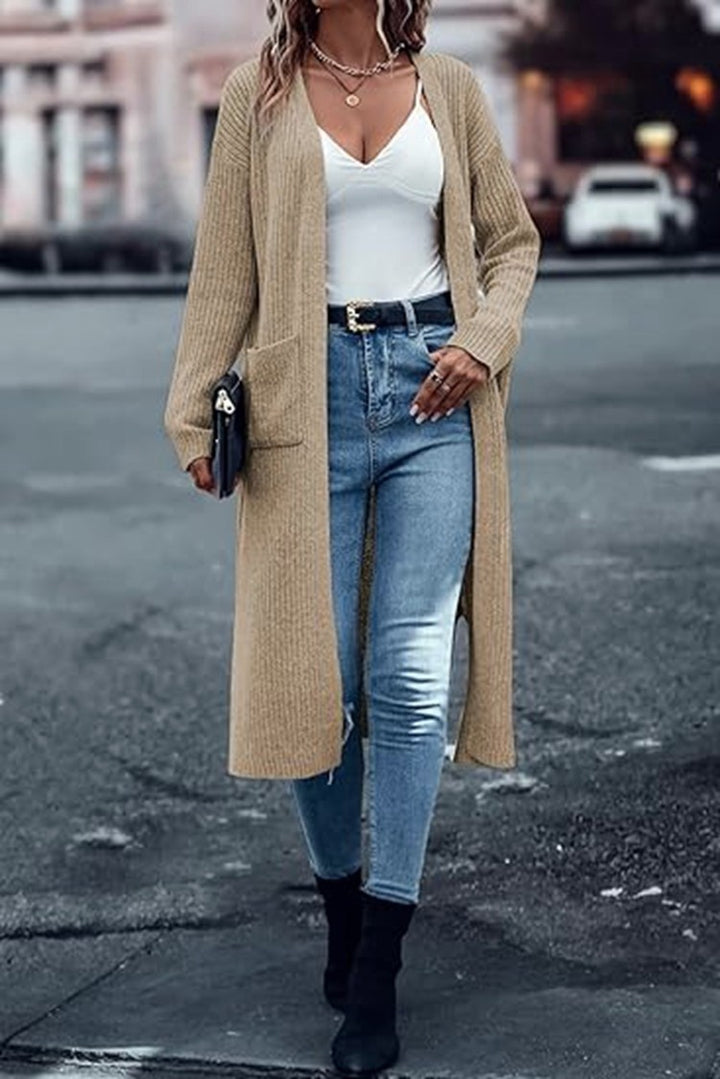 Damen Langstrickjacke Drune