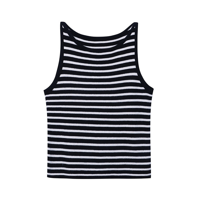 Damen lässiges Oberteil mit gestreiftem Design und elegantem Schnitt Drune