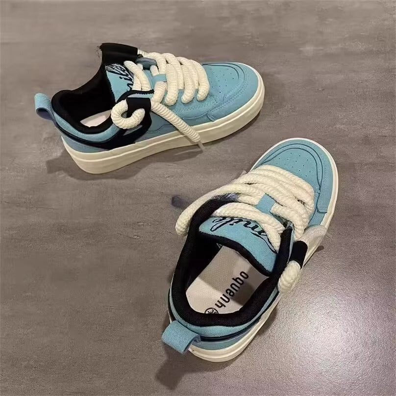 Damen Sneakers mit innovativem Schnürdesign und bequemer Dämpfung Drune