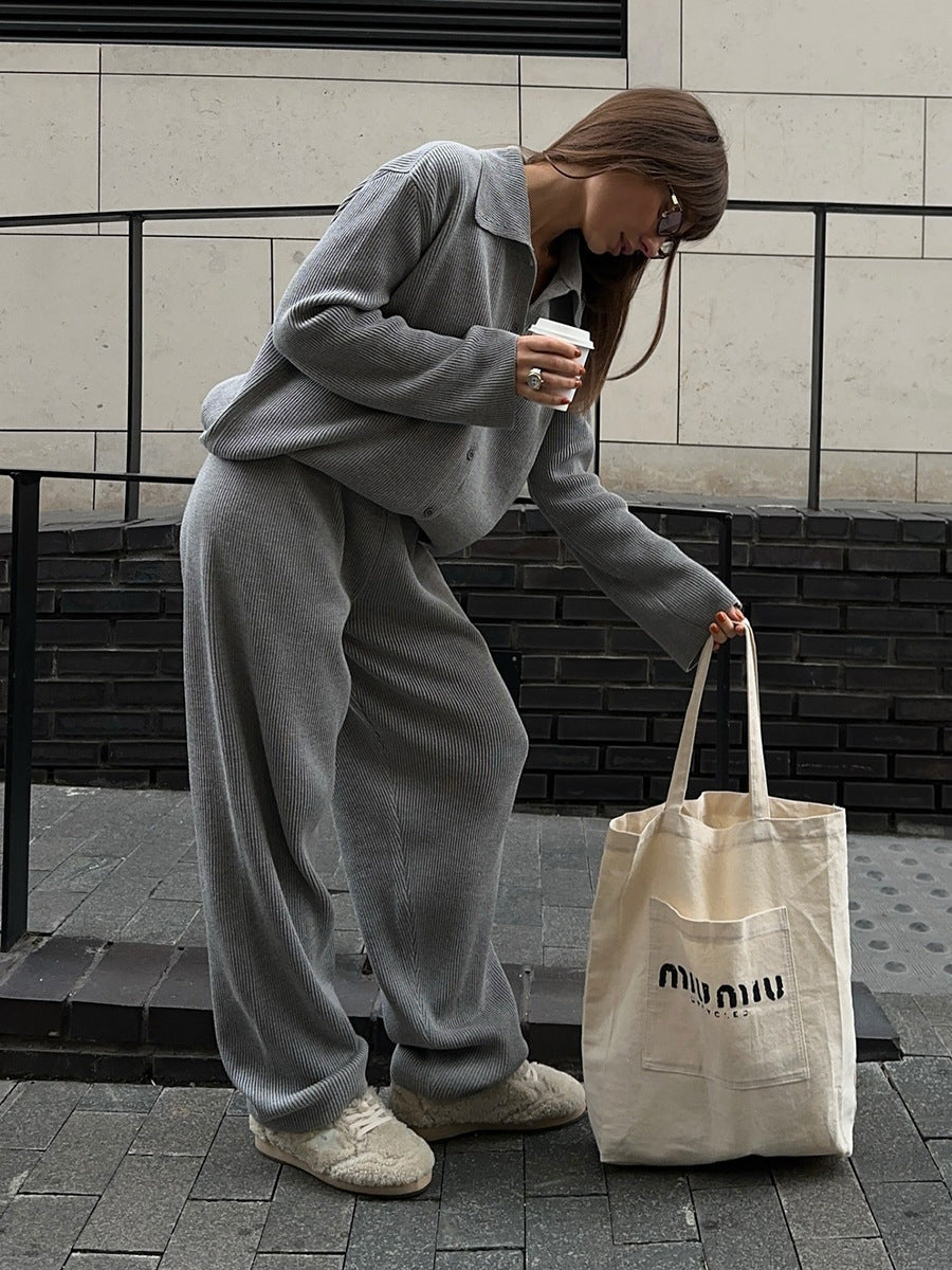 Drune | Royal Mile Strickjacke und Hose Zwei Teiliger Anzug