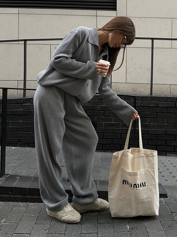 Drune | Royal Mile Strickjacke und Hose Zwei Teiliger Anzug