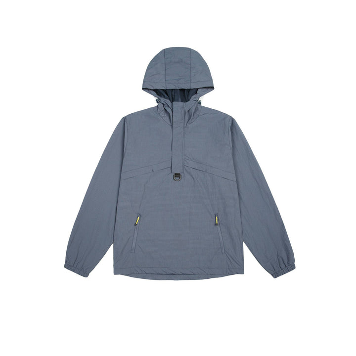 Herren Urbaner wasserabweisender Anorak-Pullover mit Kapuze und Fronttaschen Drune