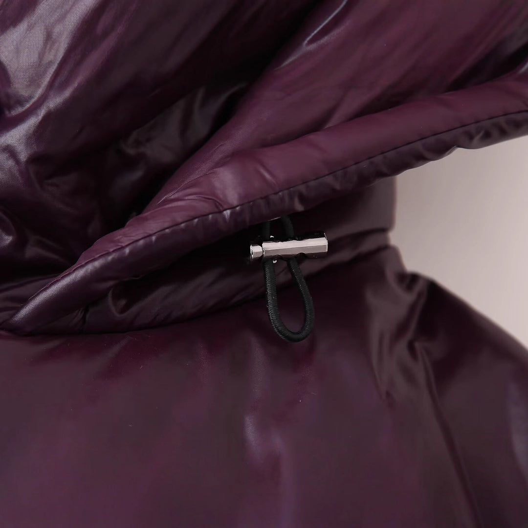 Damen Pufferjacke mit Kapuze und praktischen Taschen Drune